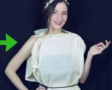 Как сделать тогу из простыни